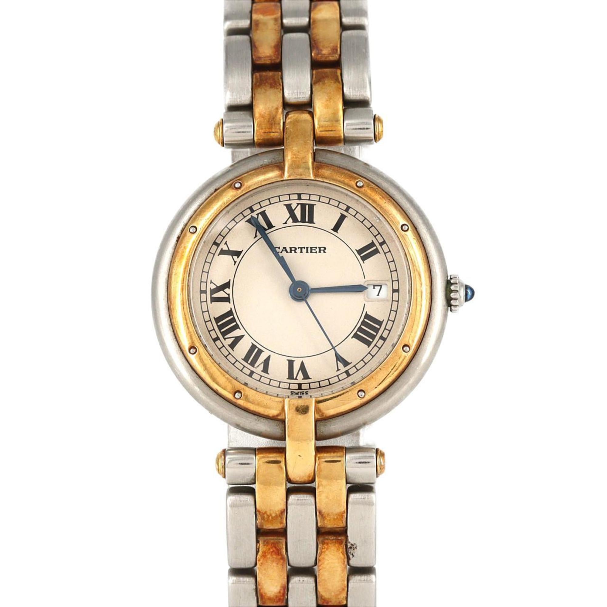 Cartier Panthre Vendome Aoyama LM 2ROW SSxYG Quartz Watch