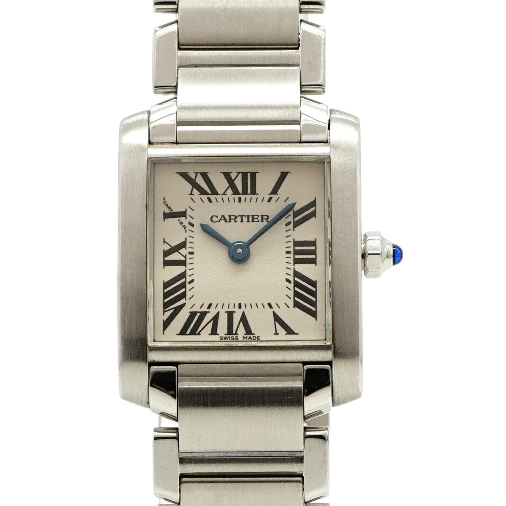 Cartier Tank Franaise SM W51008Q3 Ivory Dial Women\'s Watch