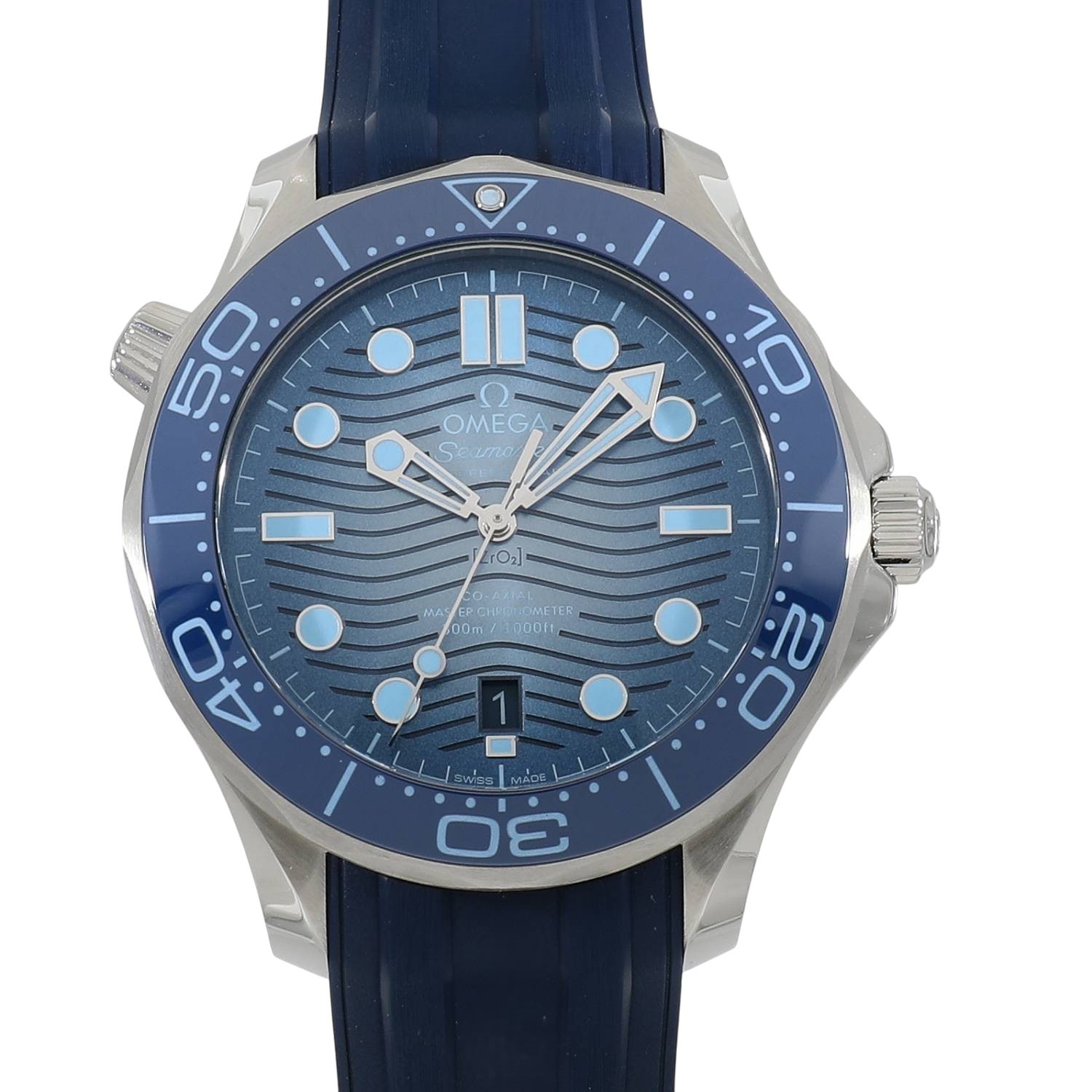 [NEW] OMEGA mm SEAMASTER DIVER300M MASTER CO-AXIAL CHRONOMETER 42MM 210.32.42.20.03.002 SUMMER BLUE