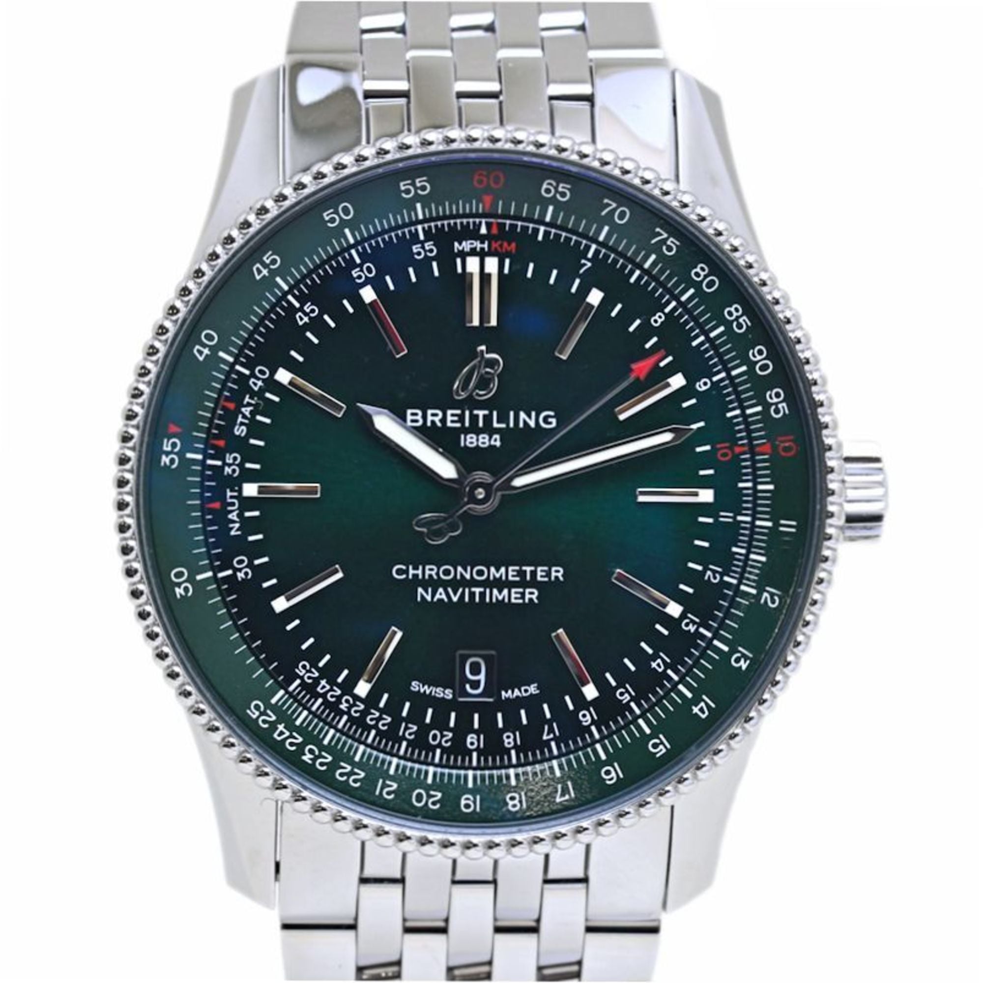 BREITLING Navitimer Automatic 41 A17326361L1A1 A17326 Men\'s Watch, Stainless Steel, 40177
