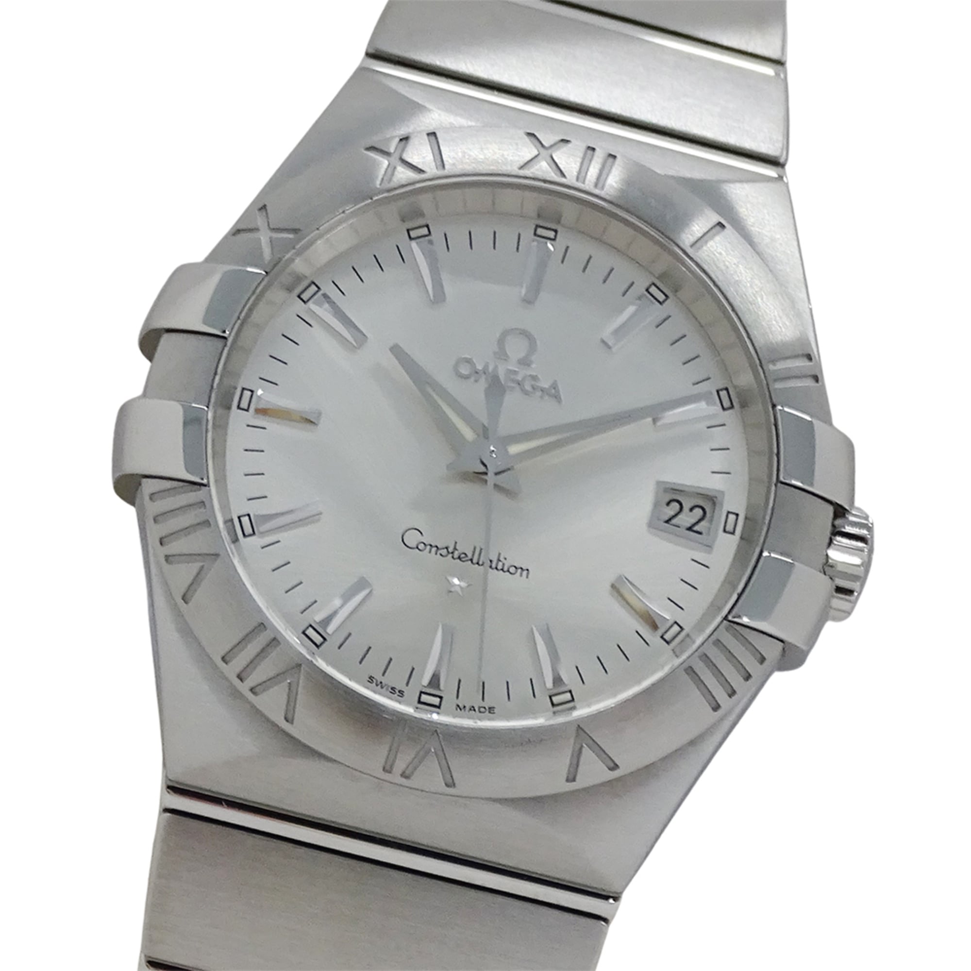 Omega Constellation 123.10.35.60.02.001 Men\'s Watch, Brand Name, Date, Quartz Movement, Stainless S
