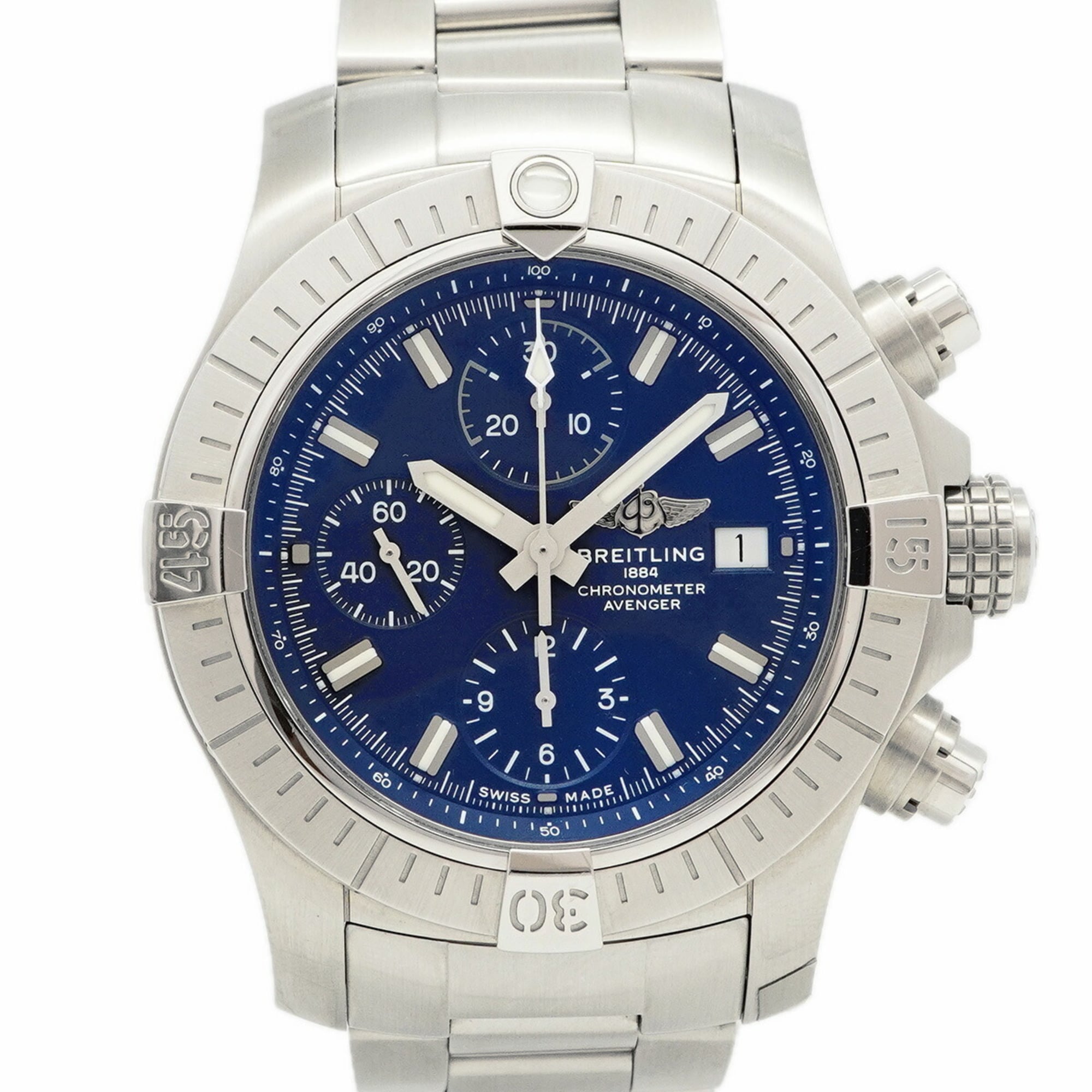 Breitling Avenger A13385 Blue Dial Men\'s Watch
