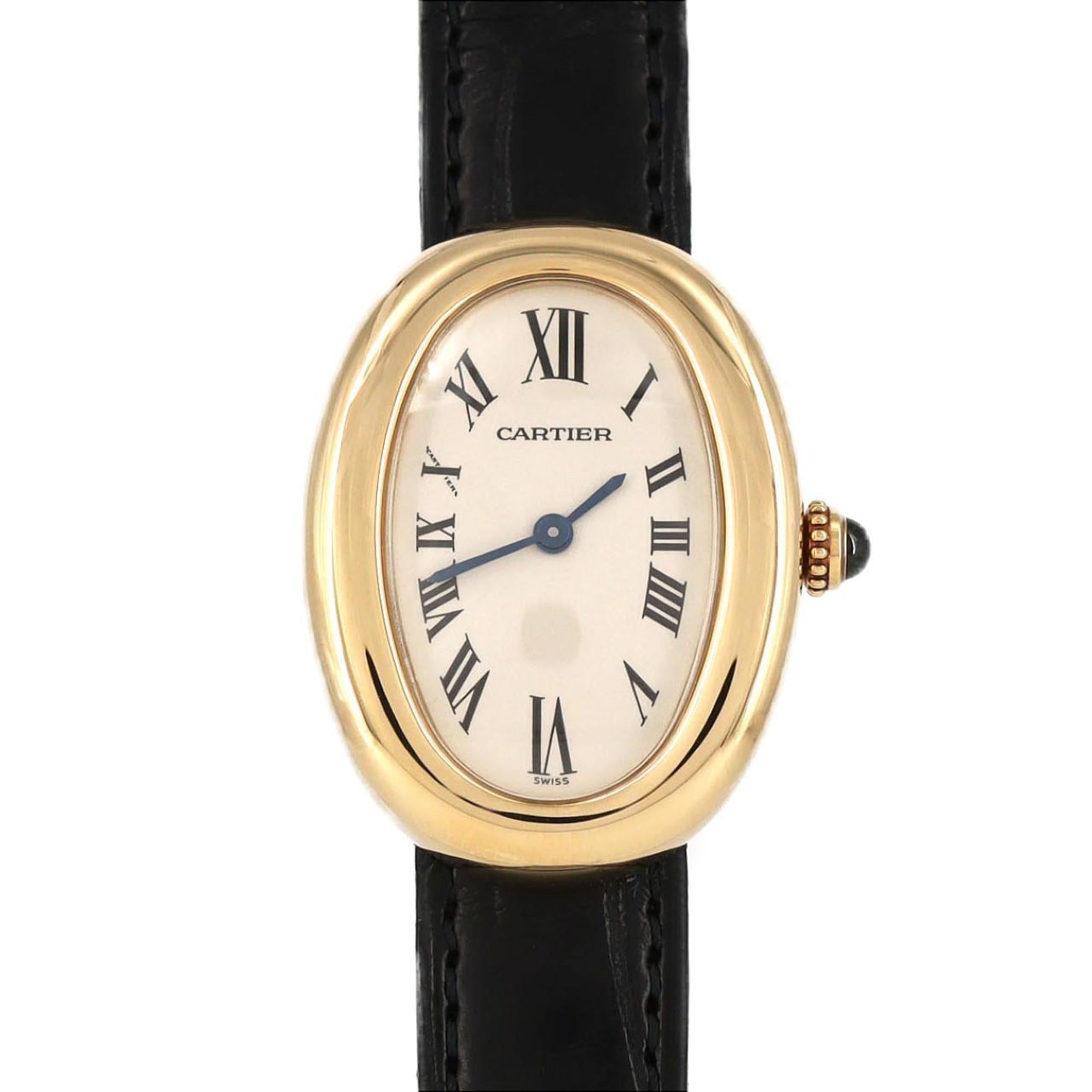 Cartier Baignoire YG W1506056 Quartz Watch