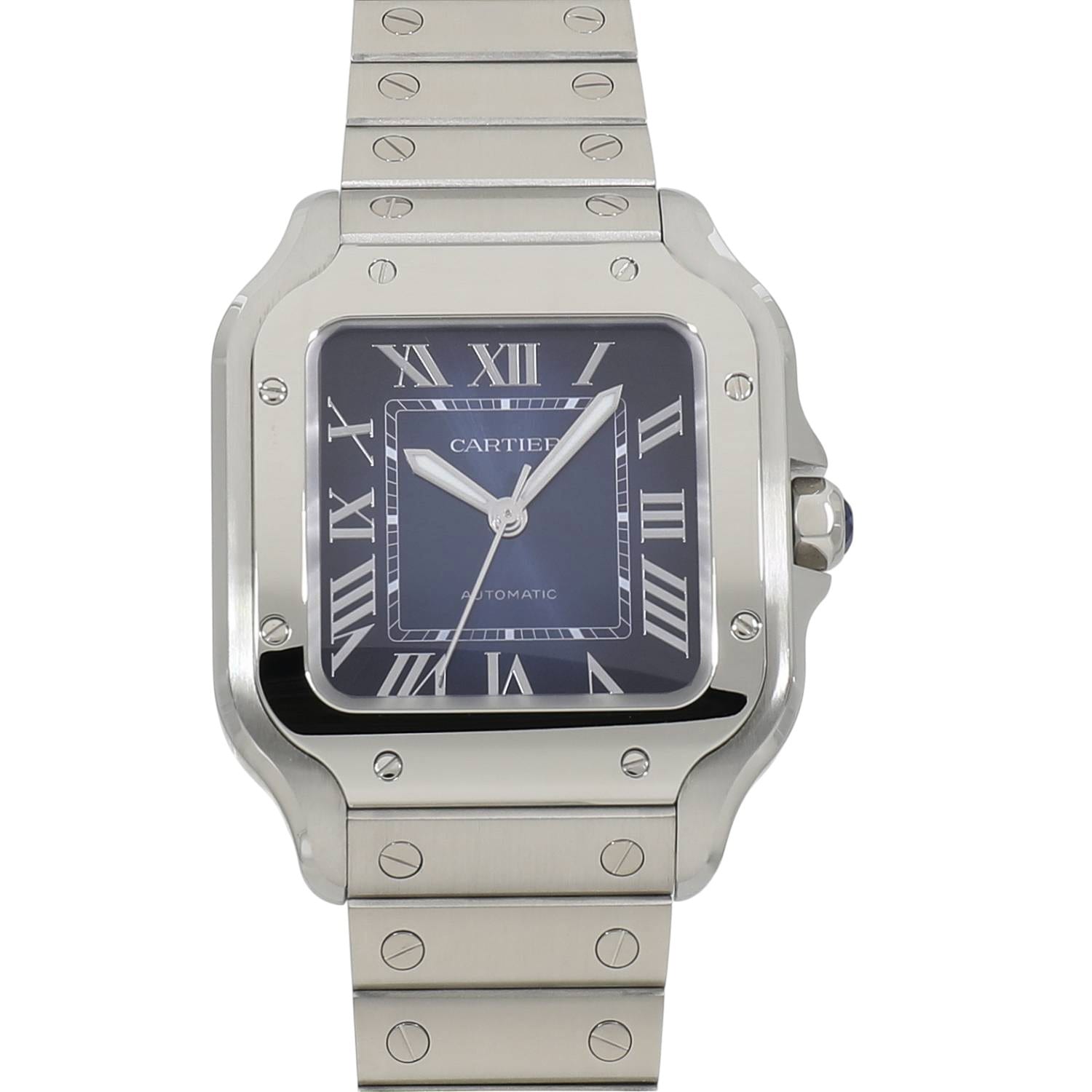 2026 [LNIB] CARTIER MM SANTOS DE CARTIER MM WSSA0063 BLUE Watch Ref: WSSA0063