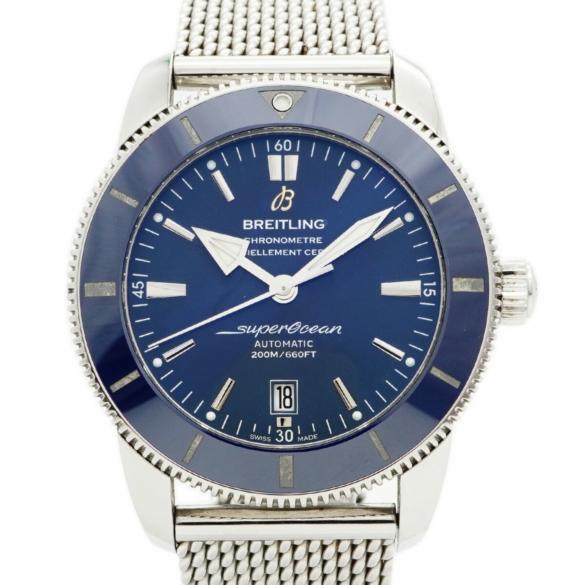 Breitling Superocean AB2020 Navy Dial Men\'s Watch