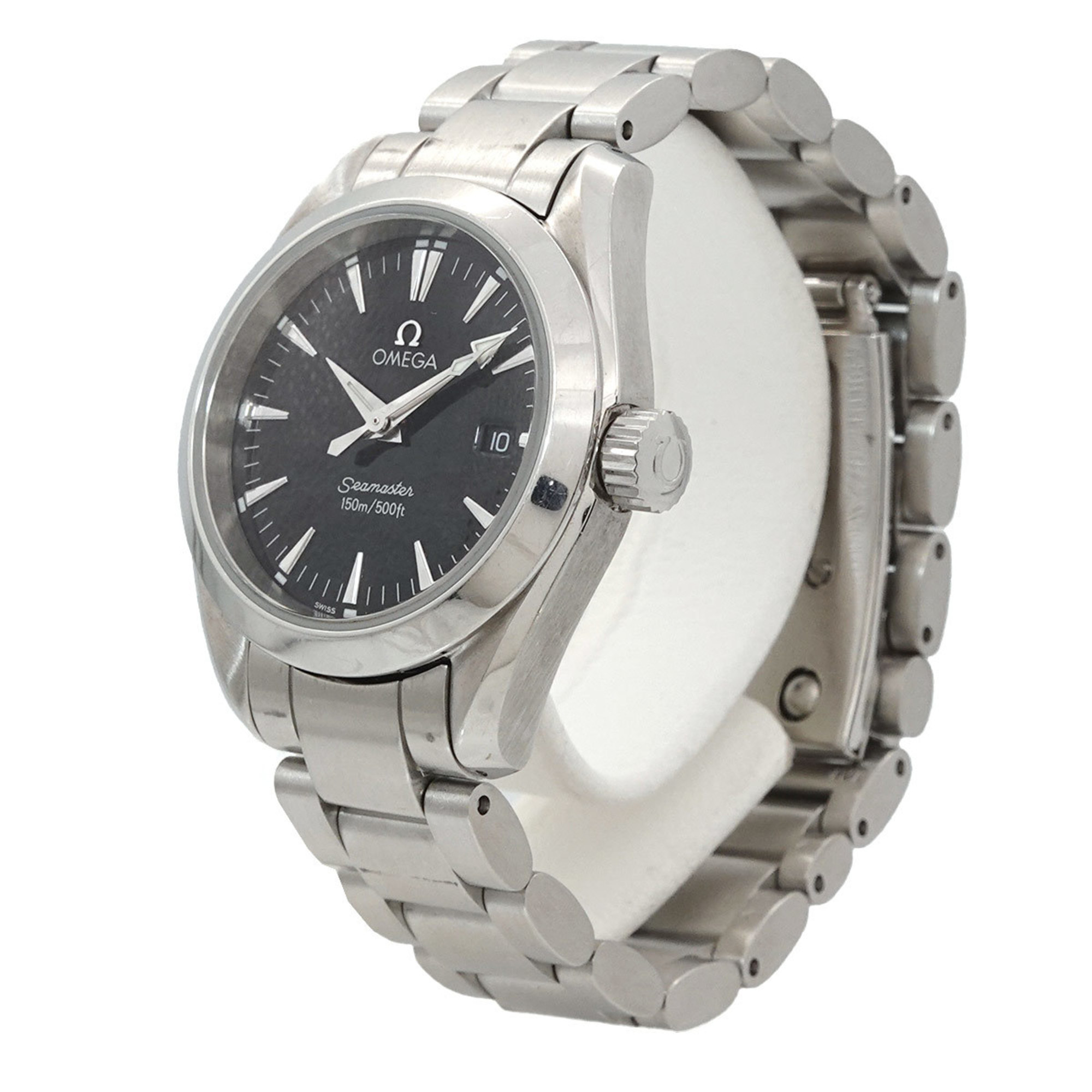 Omega Seamaster Aqua Terra 2577 50 Ladies\' Watch, Date, Black, Quartz Watch