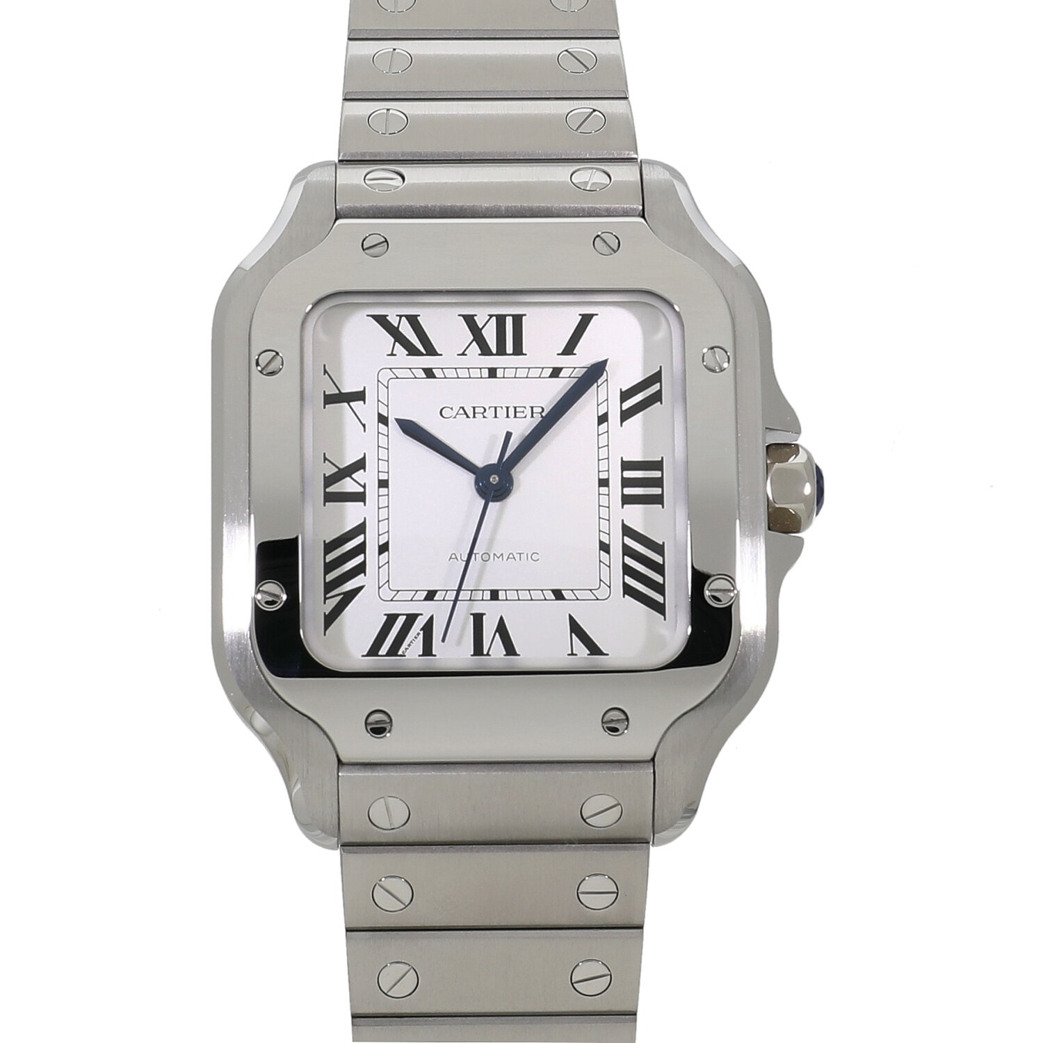 [NEW] CARTIER MM SANTOS DE CARTIER MM WSSA0029 SILVER Watch Ref: WSSA0029