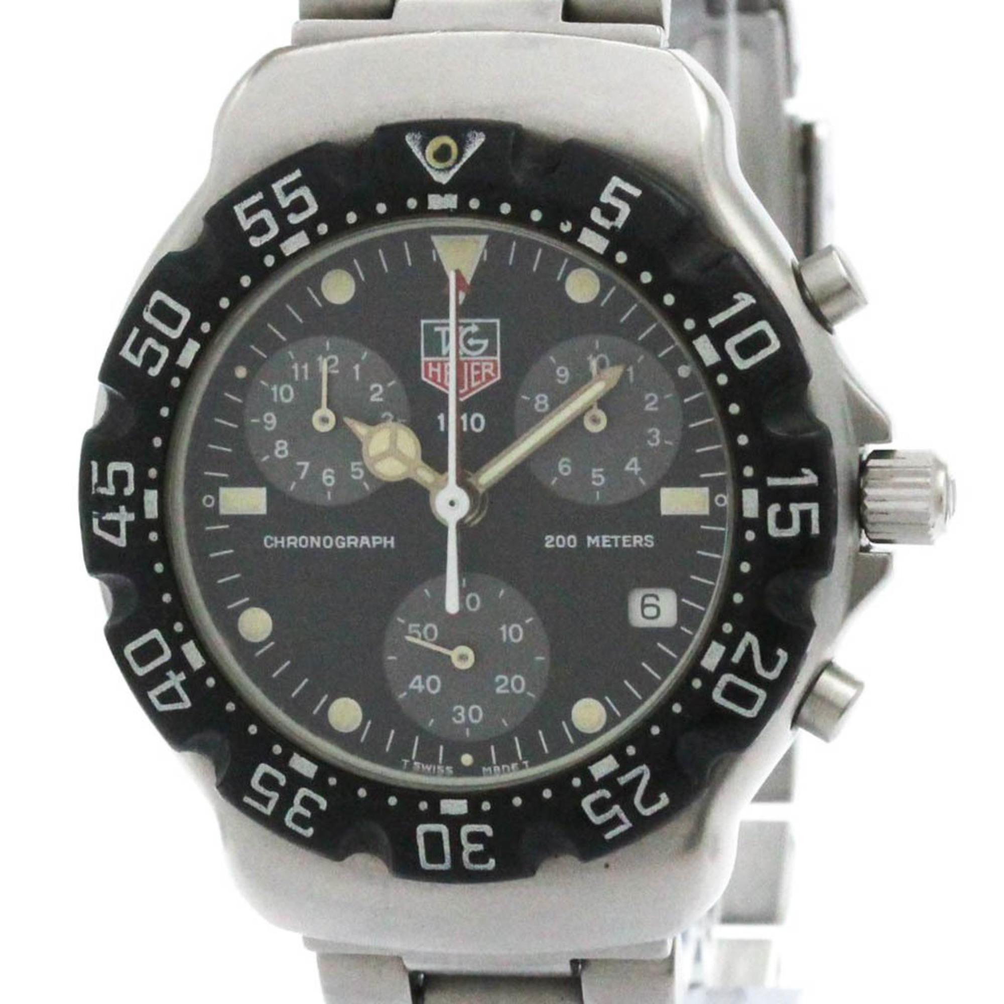 TAG HEUER Fomula 1 Chronograph Stainless Steel Quartz Mens Watch 571.513T