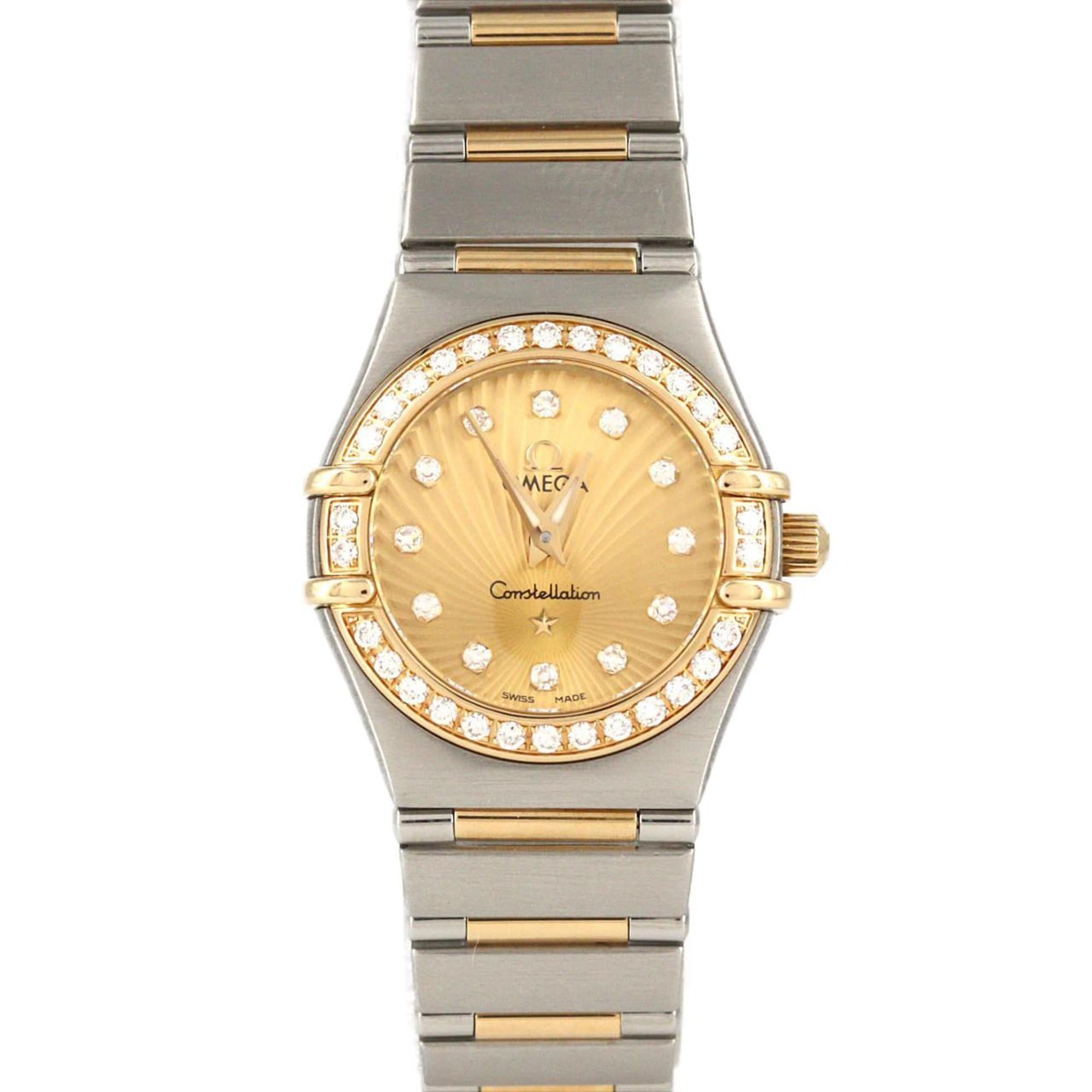 Omega Constellation Mini 160 Years Two-tone D 12P Watch 111.25.23.60.58.001 Stainless Steel Yellow G