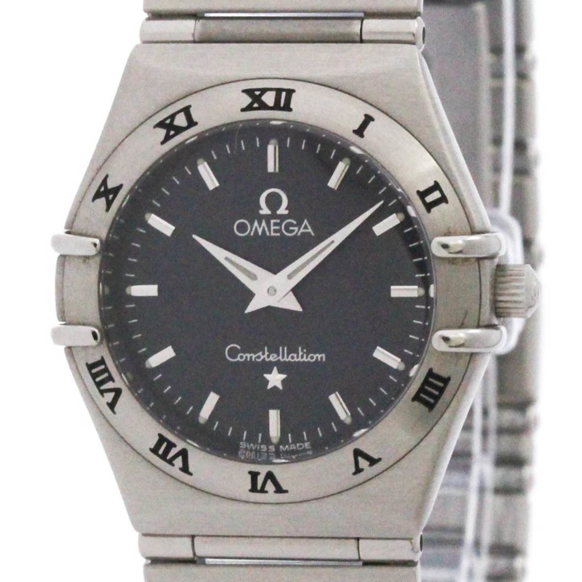 OMEGA Constellation Steel Quartz Ladies Watch 1572.40 Polished