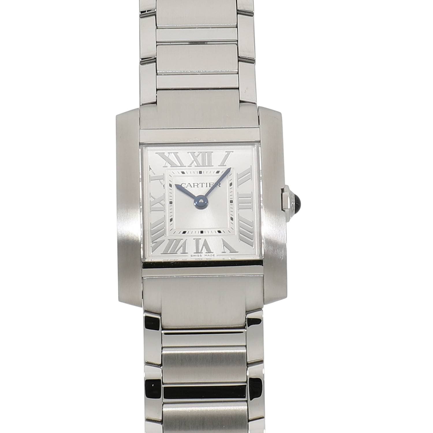 [NEW] CARTIER TANK FRANCAISE WATCH SMALL WSTA0129 SILVER Watch Ref: WSTA0129
