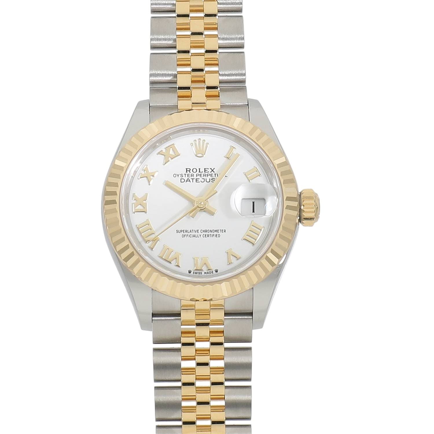 [NEW] ROLEX LADY DATEJUST 28 279173 WHITE ROMAN Watch Ref: 279173