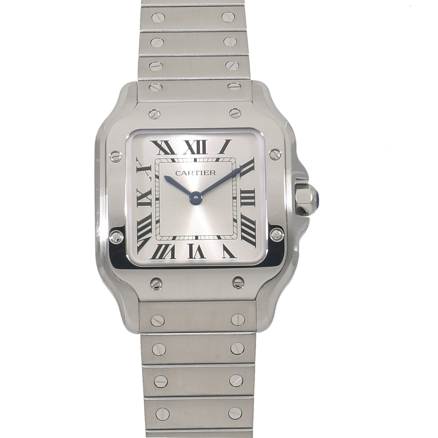 [NEW] CARTIER SANTOS DE CARTIER WATCH SMALL WSSA0082 SILVER Watch Ref: WSSA0082