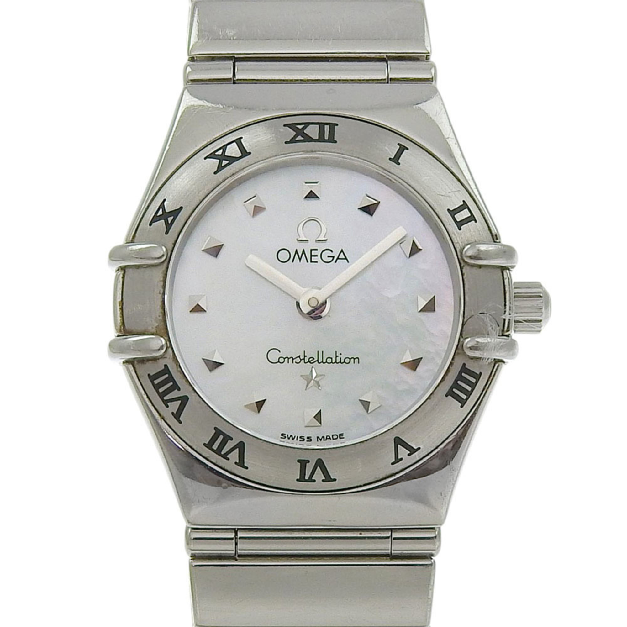 OMEGA Constellation My Choice Women\'s Watch 1561.70 Stainless Steel Shell Quartz Analog Display Whi