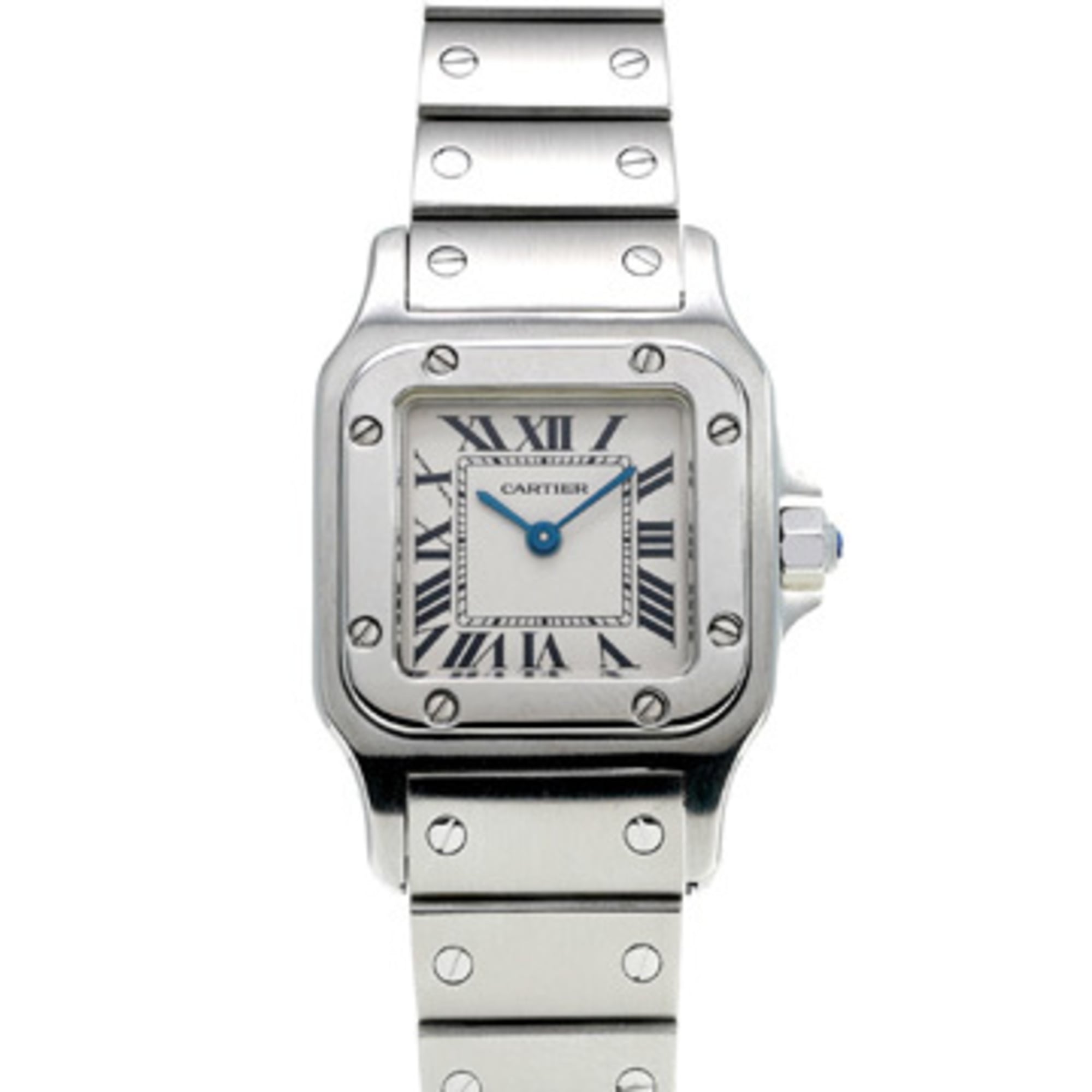 Cartier Santos Galbee SM W20056D6 White Women\'s Quartz Watch (Pre-owned) - Ginzo