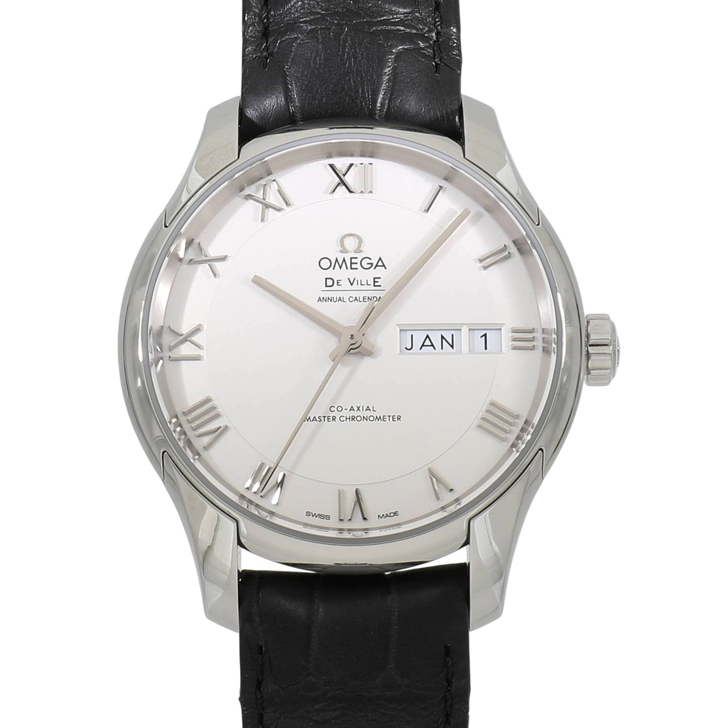[NEW] OMEGA DE VILLE HOUR VISION CO-AXIAL MASTER CHRONOMETER ANNUAL CALENDAR 433.13.41.22.02.001 SIL