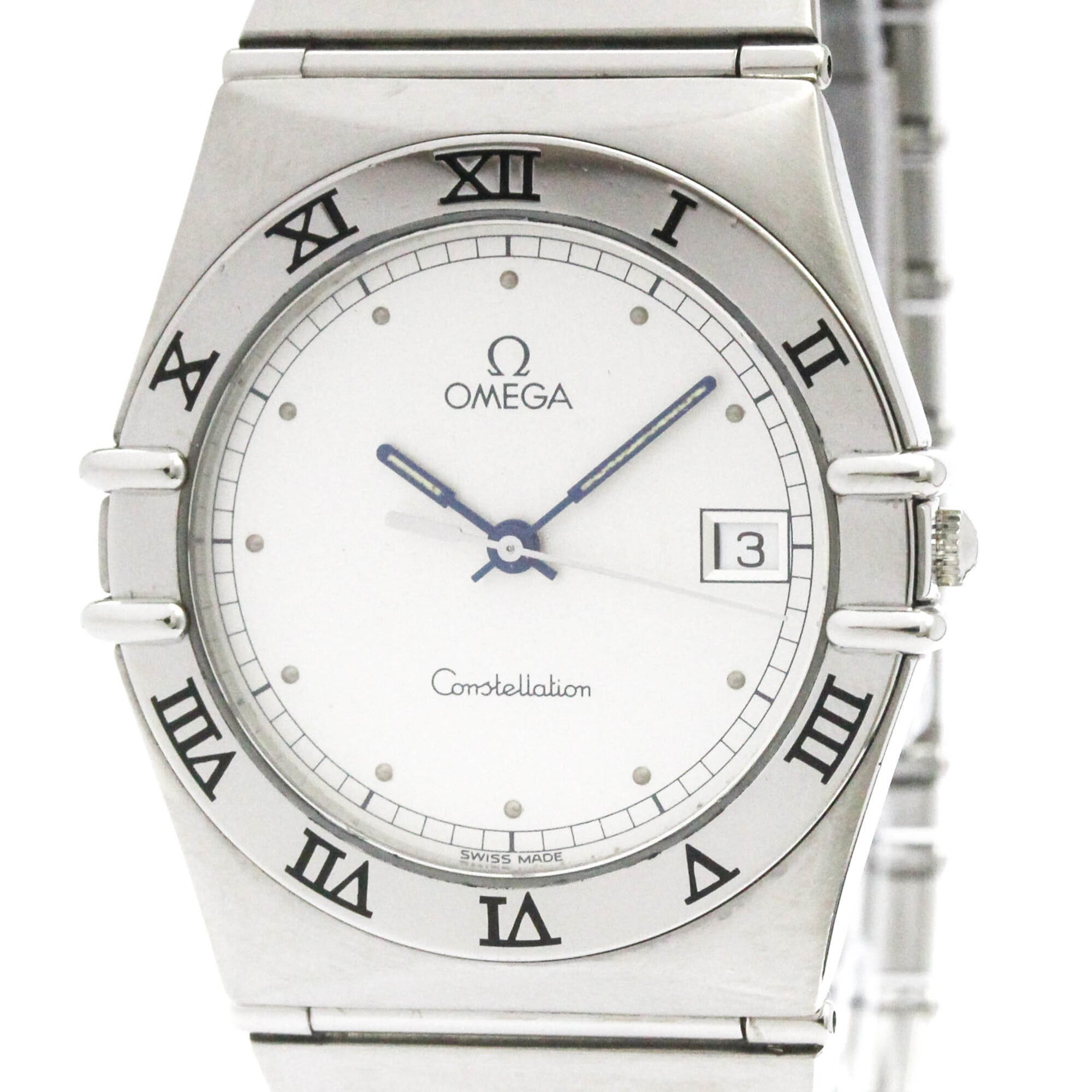 OMEGA Constellation Stainless Steel Quartz Mens Watch 396.1070 Polished