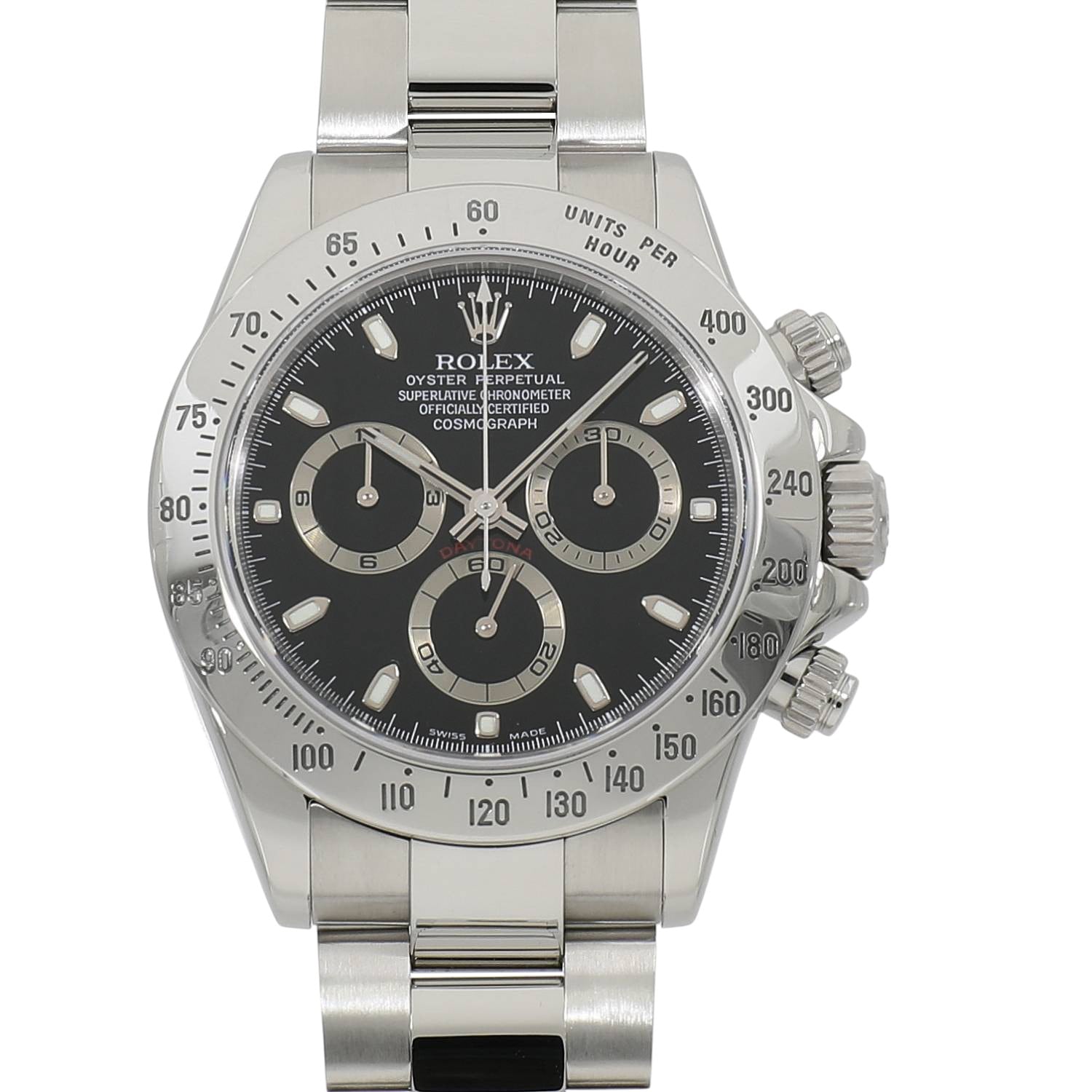 2002 [USED] ROLEX COSMOGRAPH DAYTONA 116520 BLACK Watch Ref: 116520