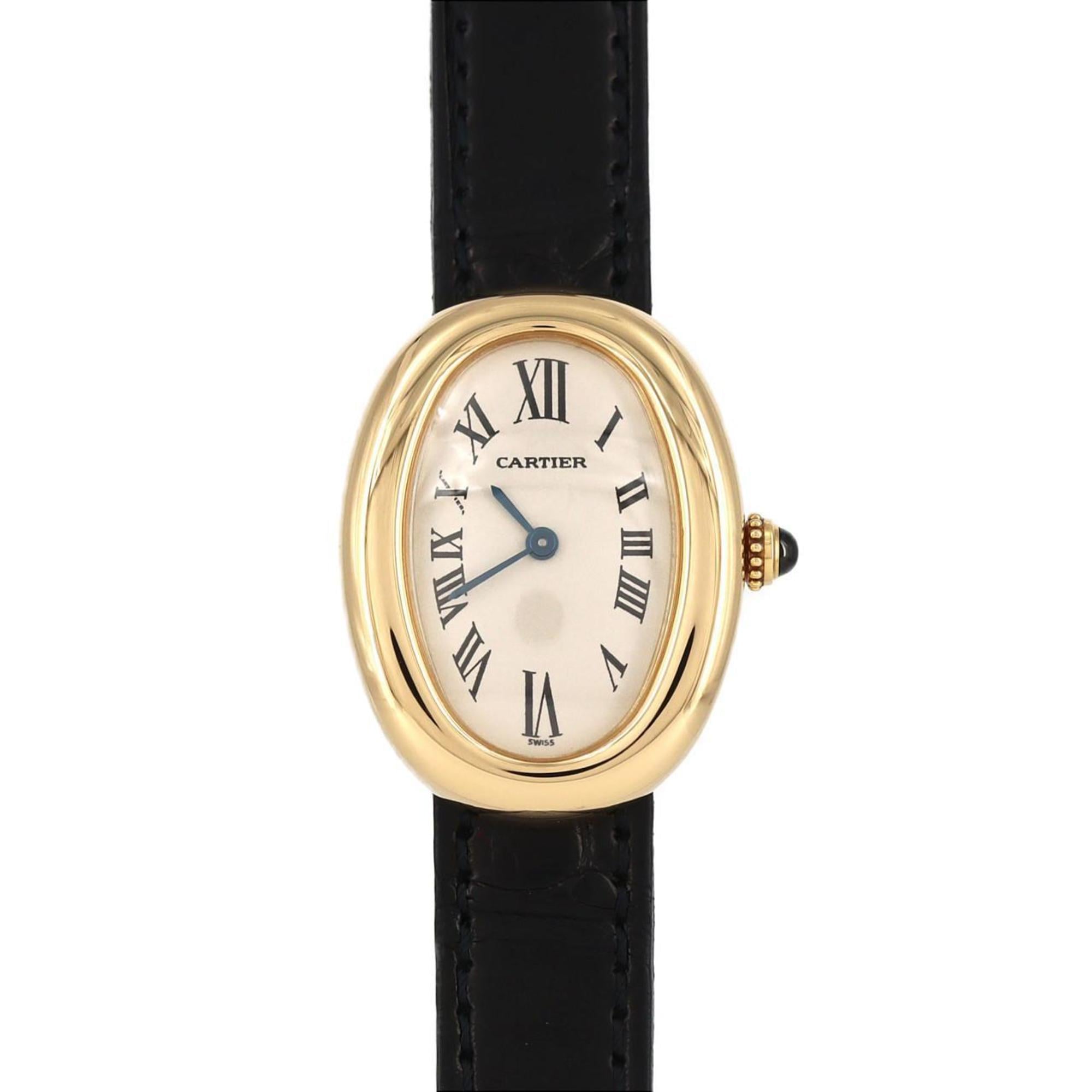 Cartier Baignoire YG W1506056 Quartz Watch
