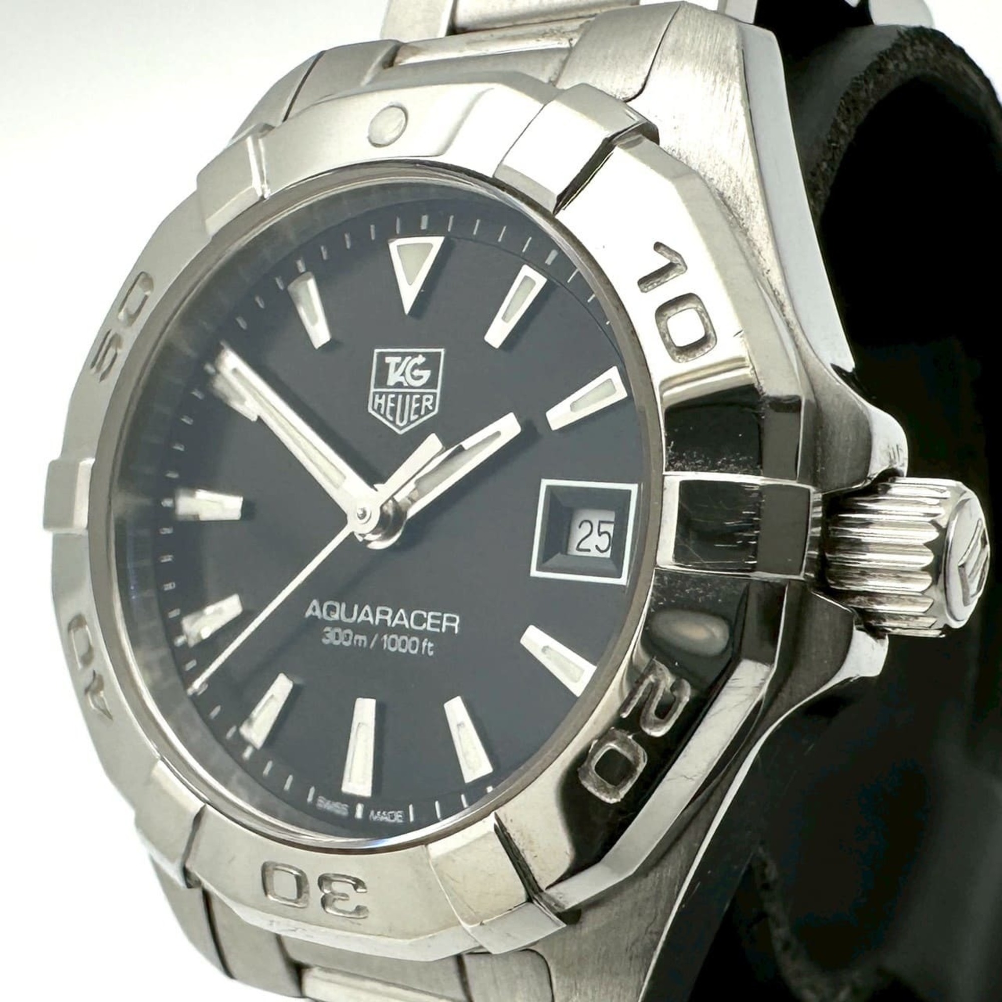 TAG HEUER Aquaracer WAY1410.BA0920 Quartz Stainless Steel Black Women\'s Watch