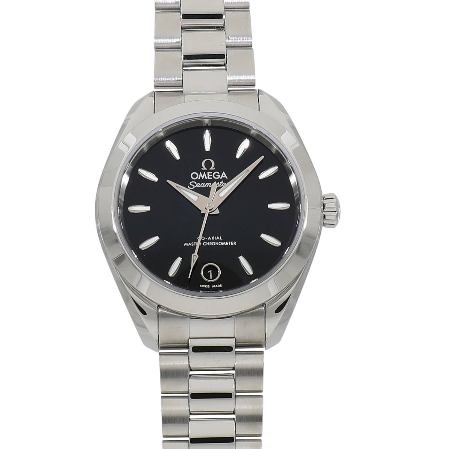 [NEW] OMEGA SEAMASTER AQUATERRA 150M CO-AXIAL MASTER CHRONOMETER 220.10.30.20.01.001 BLACK Watch Ref