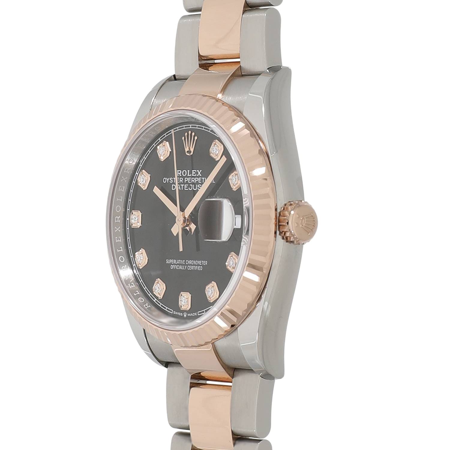 [NEW] ROLEX DATEJUST 36 126231G BRIGHT BLACK_10P DIAMOND Watch Ref: 126231G
