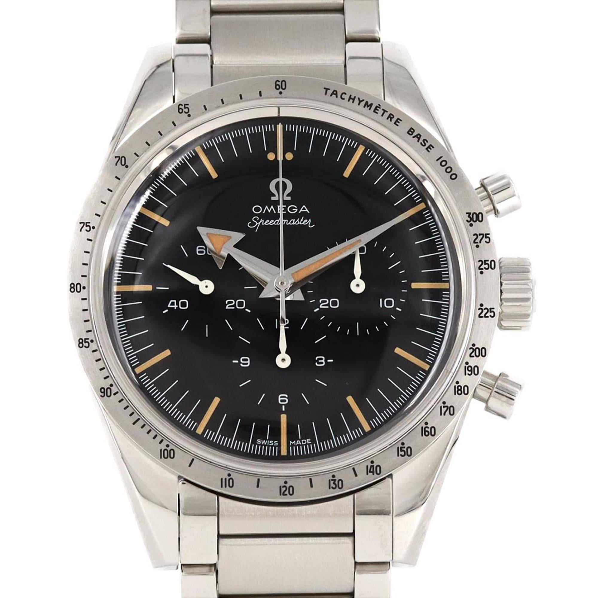 Omega 1957 Trilogy Speedmaster \'57/60th LIMITED 311.10.39.30.01.001 SS Wristwatch Hand-wound