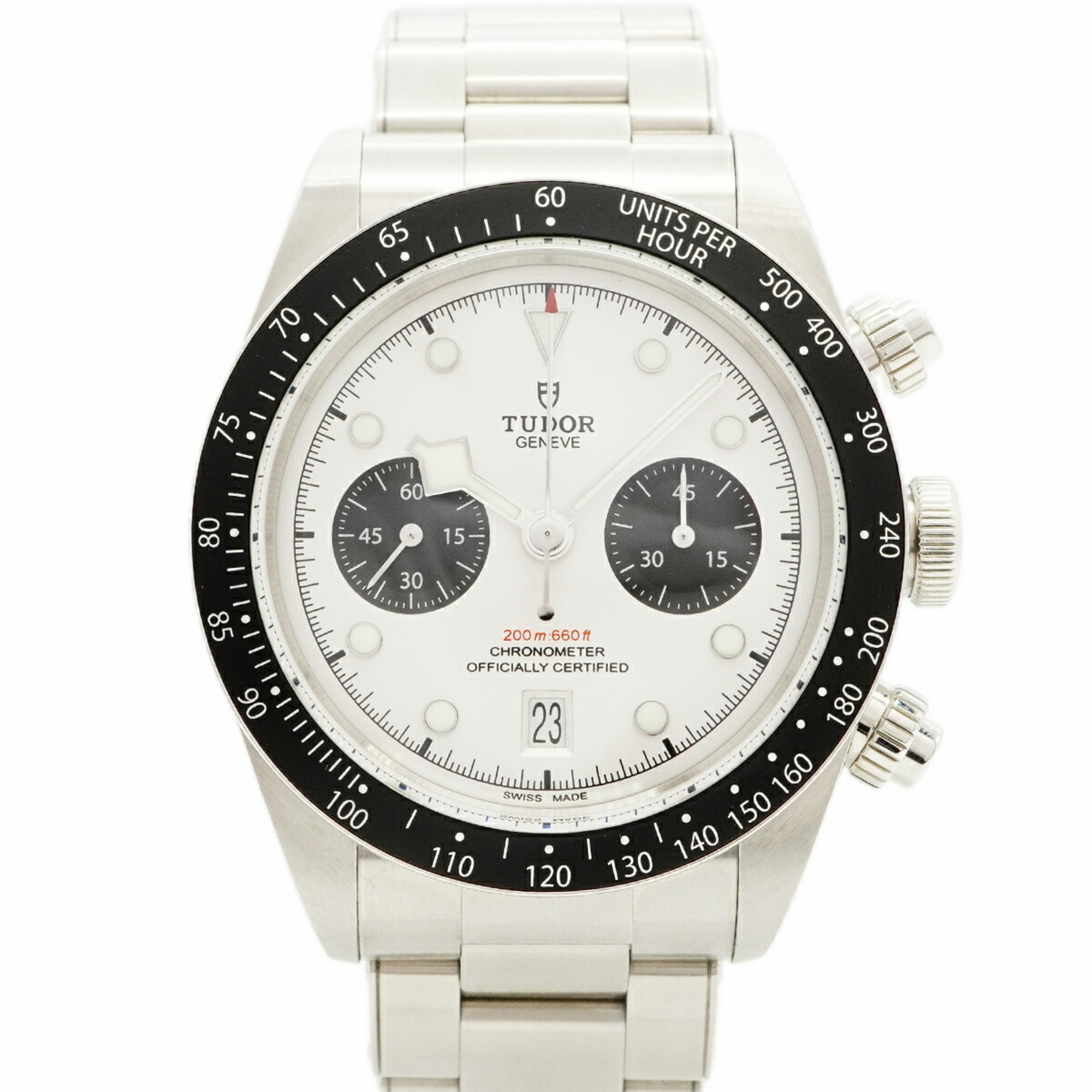 Tudor Black Bay Chrono 79360N Silver Dial Men\'s Watch