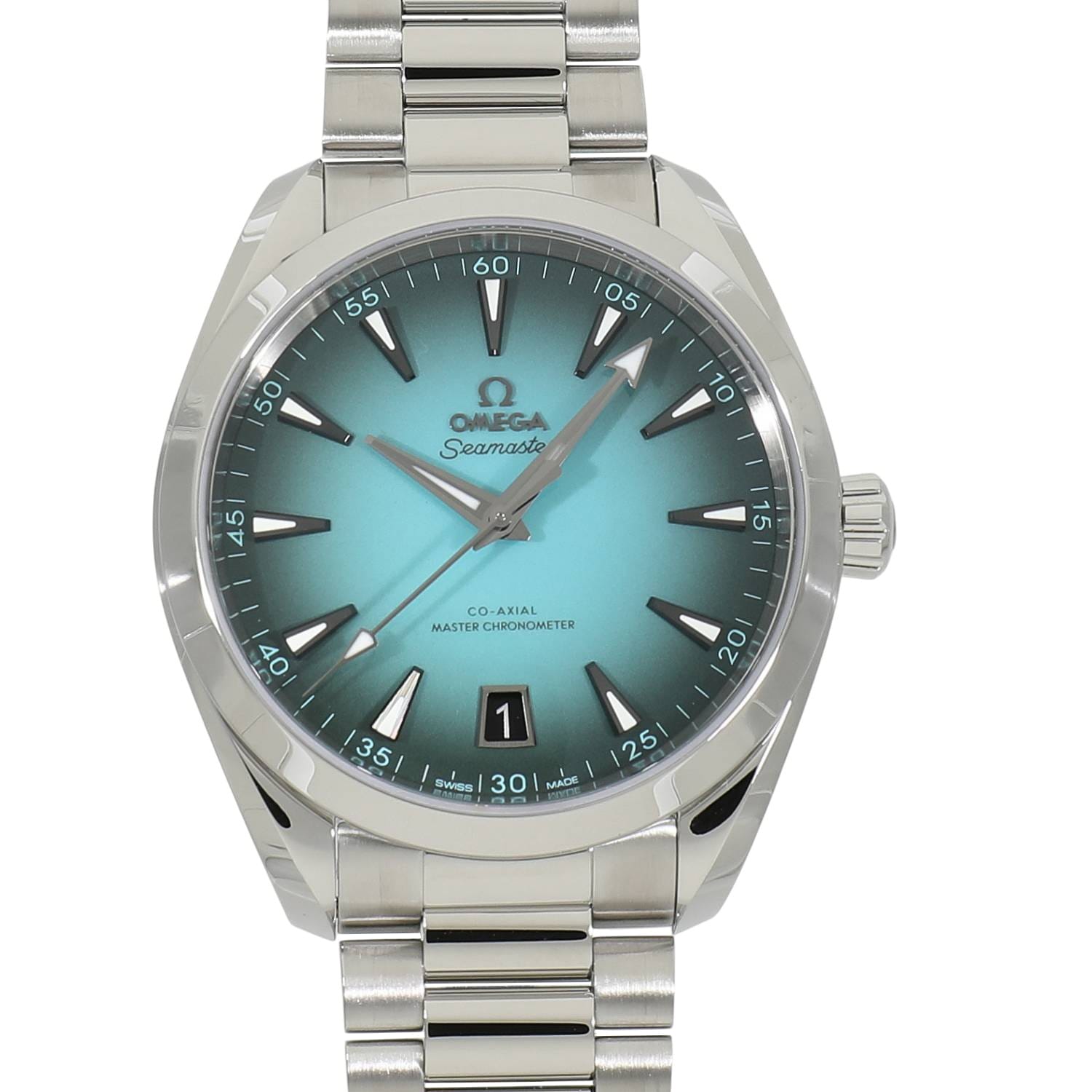 2026 [LNIB] OMEGA SEAMASTER AQUA TERRA 150M CO-AXIAL MASTER CHRONOMETER 220.10.41.20.03.006 TURQUOIS
