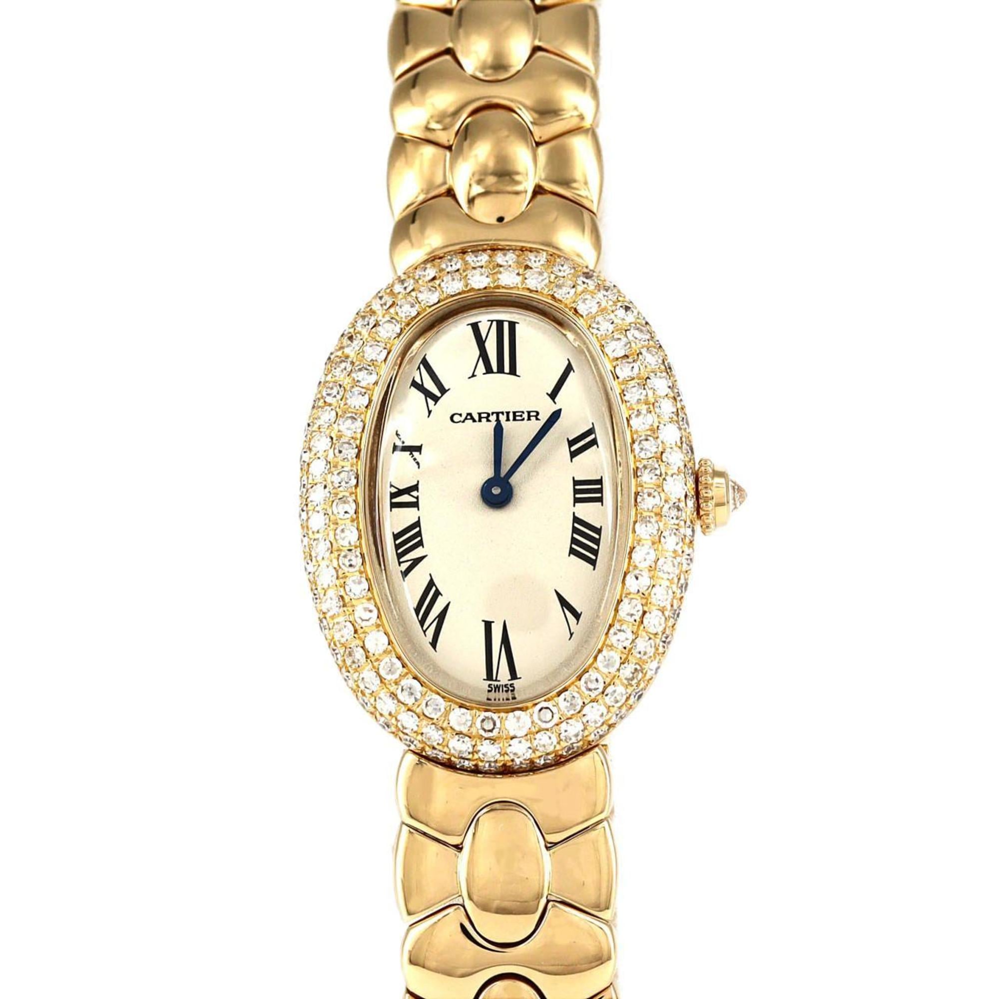 Cartier Baignoire YG 3D WB5004G6 Quartz Watch