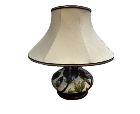 Moorcroft purple magnolia lamp