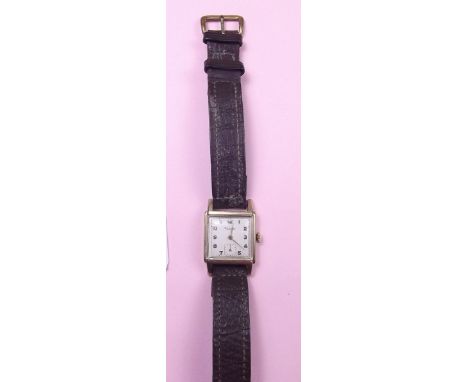 A 9 carat gold Rotary gentlemans wrist watch