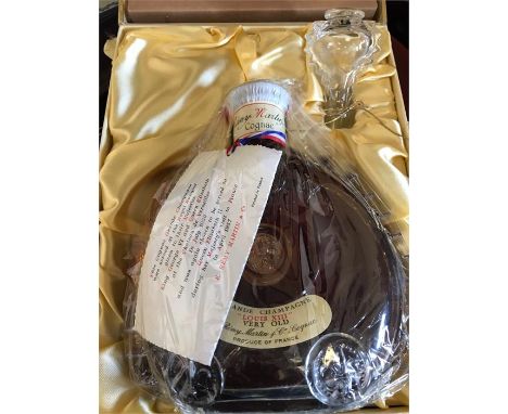 A Remy Martin Louis XIII Very Old Cognac in original presentation case with stopper and label (1960's)