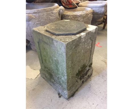 A stone sundial