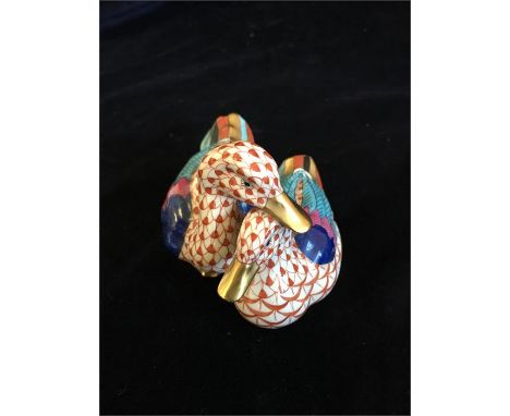 Handpainted Herend Hungary Ducks