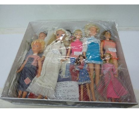 Sindy, Barbie, Patch and Pippa dolls