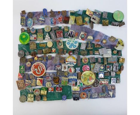 Russian and other enamel badges