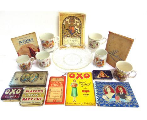 ASSORTED ROYAL COMMEMORATIVE SOUVENIR WARES  ceramic and glass, (total twenty-six, seven of them cracked and/or chipped); tog