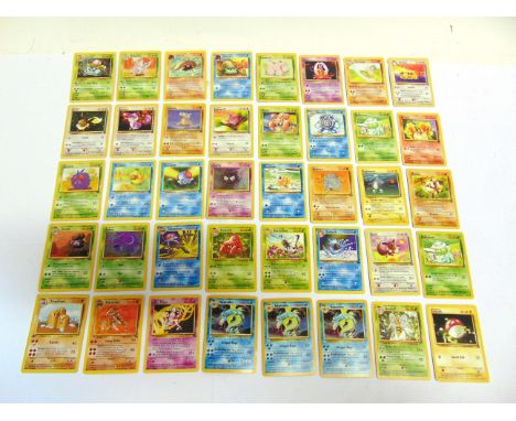 A POKEMON CARD COLLECTION  comprising 118 character cards, including Triopikeur (19/102); Kabutops (24/62); Mr Mime (22/64); 
