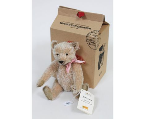 A Steiff  Appolonia Margarette  Ltd edition mohair teddy bear with ear tag, certificate and box, no.03028  