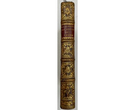 BOCCACCIO (Giovanni)  Il Decamerone, nuovamente corretto et con diligentia stampato. Florence: heirs of Filippo di Giunta, 15
