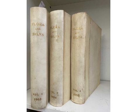 ROBINSON (William; editor) Flora and Sylva, in 3 vols. 1903-05, 4to, 66 colour plates as called for, some light foxing to vol