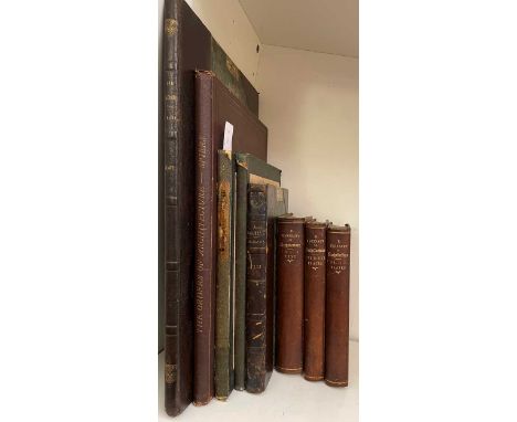 Architecture and design including PUGIN MICHAELIS (A) Der Parthenon, 2 vols., 8vo (text vol.) and folio plate vol., Leipzig 1