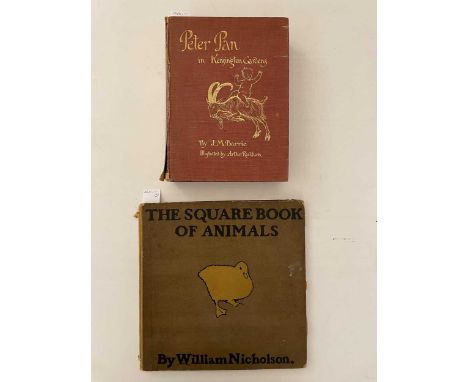 NICHOLSON (William)  The Square Book of Animals, London: William Heinemann 1900, square 4to, 12 colour plates (slight offsett