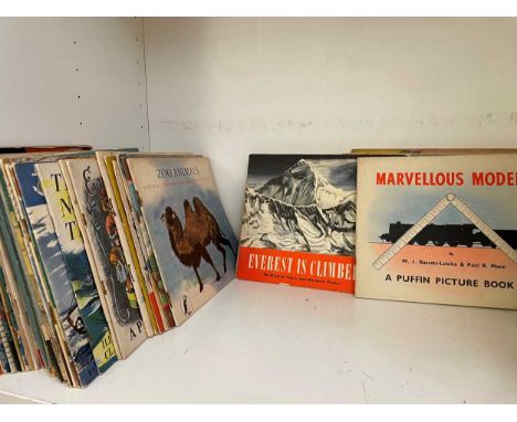 Juvenile literature. Puffin Picture Books 4 hardbacks including Extinct Animals (2 copies); The Arabs, illustrated by Edward 
