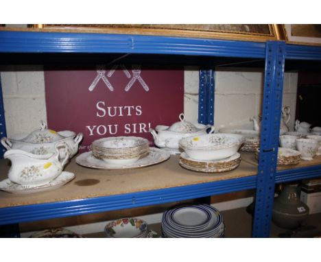 A Royal Albert "Haworth" patterned dinner / tea service 