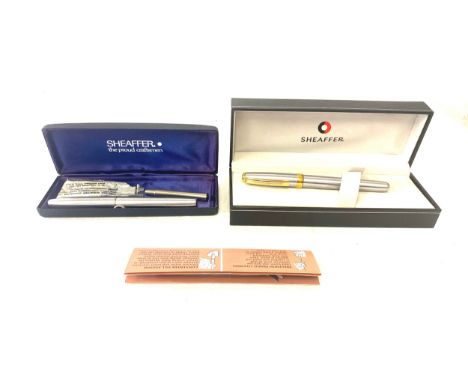 2 Vintage boxed Sheaffer fountain pens 