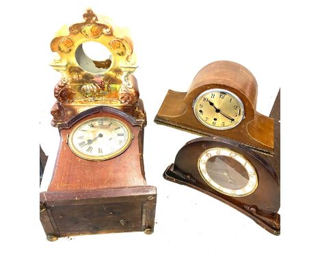 Selection of clock parts spare and repairs 