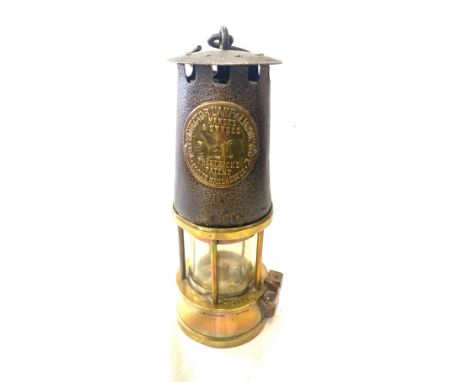 Vintage The protector lamp and lighting miners lamp 