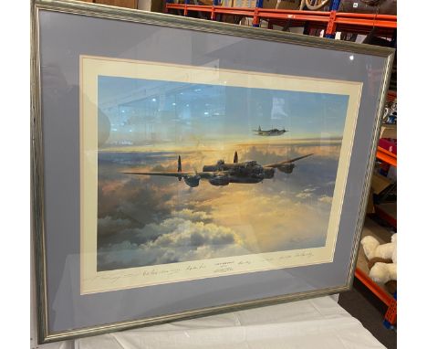 Cloud Companions print by Robert Taylor, signed, Limited edition 93/1250 measures approx 37 inches by 29 inches 